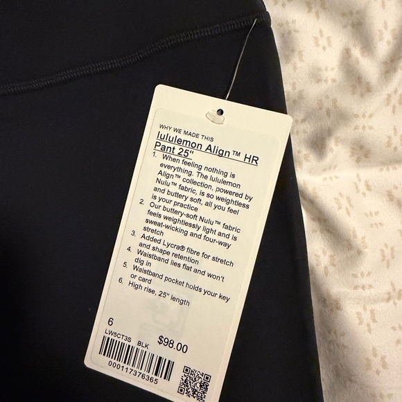 NWT lululemon Align™ High-Rise Pant 25" - Picture 5 of 7